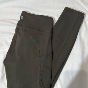 Green Lululemon Fast & Free 25” Leggings | 6